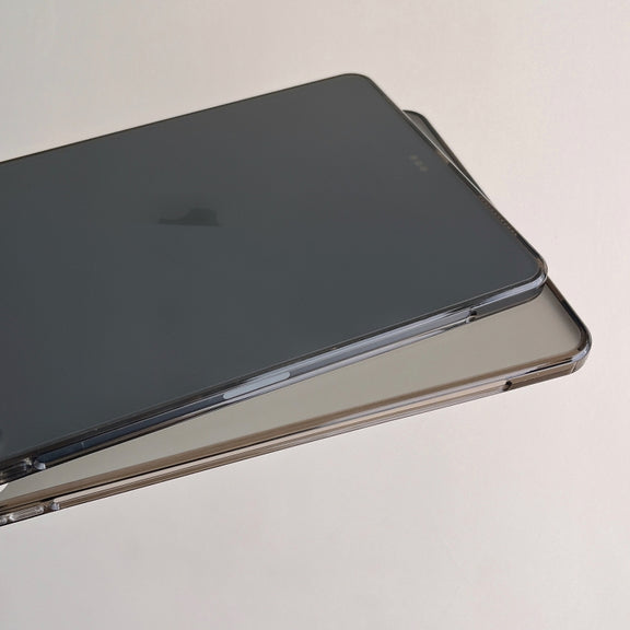 For iPad Pro 11 2024 Skin-feeling Crystal Clear Acrylic Tablet Case(Black)