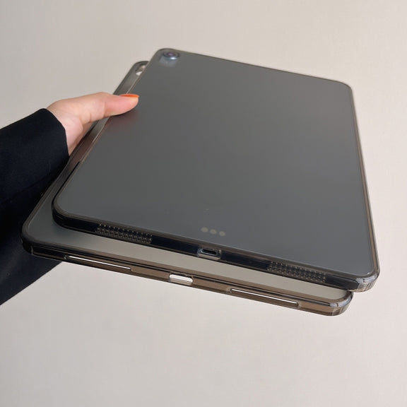 For iPad Pro 11 2024 Skin-feeling Crystal Clear Acrylic Tablet Case(Black)