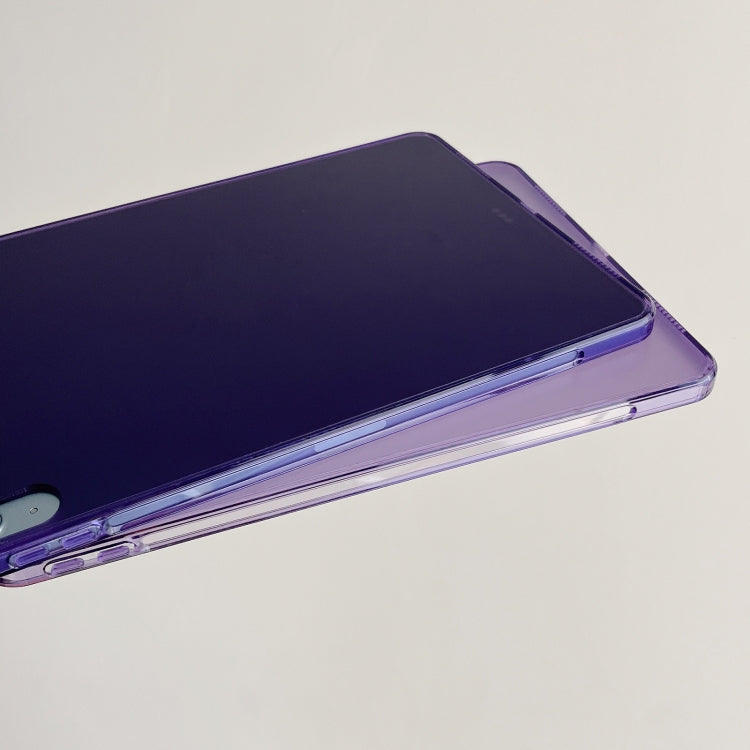 For iPad Pro 11 2024 Skin-feeling Crystal Clear Acrylic Tablet Case(Purple)