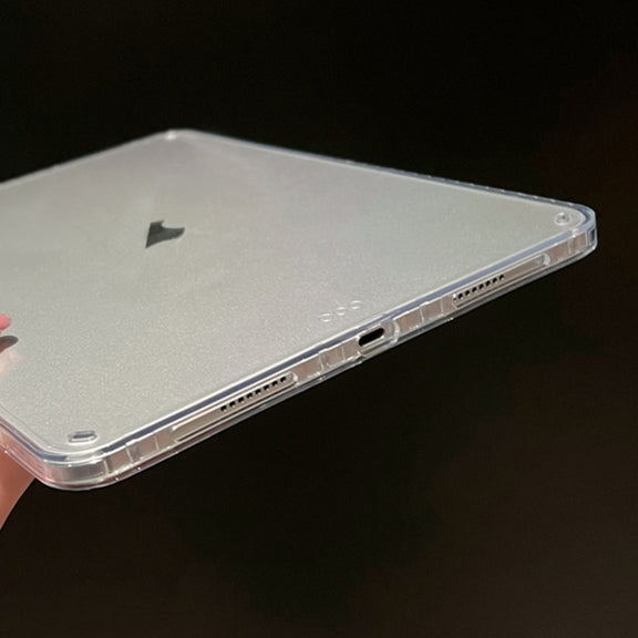 For iPad Pro 13 2024 Suck Pen Clear Acrylic Tablet Case(Transparent)