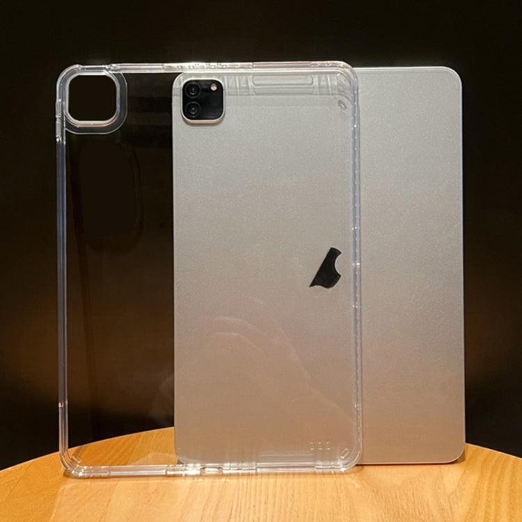 For iPad Pro 11 2024 Suck Pen Clear Acrylic Tablet Case(Transparent)
