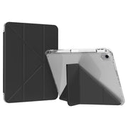 For iPad Air 11 2025 / 2024 / Air 5 / 4 GEBEI Deformation Leather Tablet Case(Black)