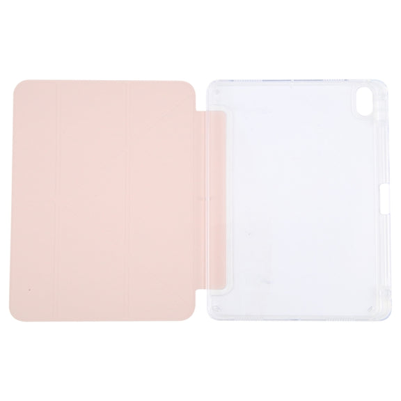 For iPad Pro 11 2022 GEBEI Deformation Leather Tablet Case(Pink)