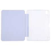 For iPad Pro 11 2024 GEBEI Deformation Leather Tablet Case(Purple)