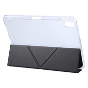 For iPad Pro 11 2024 GEBEI Deformation Leather Tablet Case(Black)
