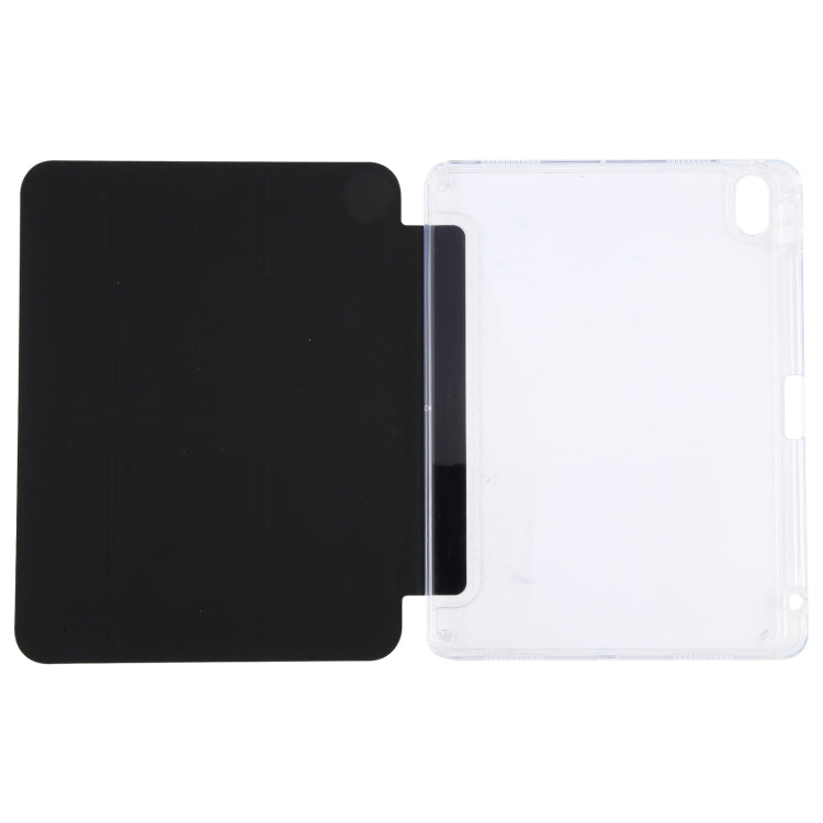 For iPad Pro 11 2024 GEBEI Deformation Leather Tablet Case(Black)