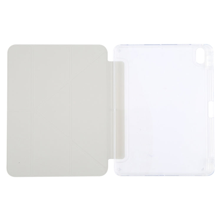For iPad Pro 13 2024 GEBEI Deformation Leather Tablet Case(Grey)