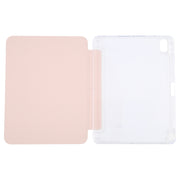 For iPad Pro 13 2024 GEBEI Deformation Leather Tablet Case(Pink)