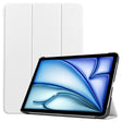 For iPad Air 11 2025 / 2024 Custer Pure Color 3-Fold Holder Smart Leather Tablet Case(White) - iPad Air 11 2025 / 2024 Cases by PMC TechLife | Online Shopping South Africa | PMC TechLife | Buy Now Pay Later Mobicred