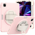 For iPad Pro 11 2024 Spider Wheel Silicone Hybrid PC Tablet Case(Cherry Blossoms Pink) - iPad Pro 11 2024 Cases by PMC TechLife | Online Shopping South Africa | PMC TechLife | Buy Now Pay Later Mobicred