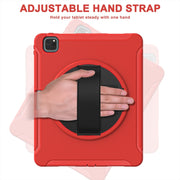 For iPad Air 11 2024 / Air 11 2025 Spider Wheel Silicone Hybrid PC Tablet Case(Red)