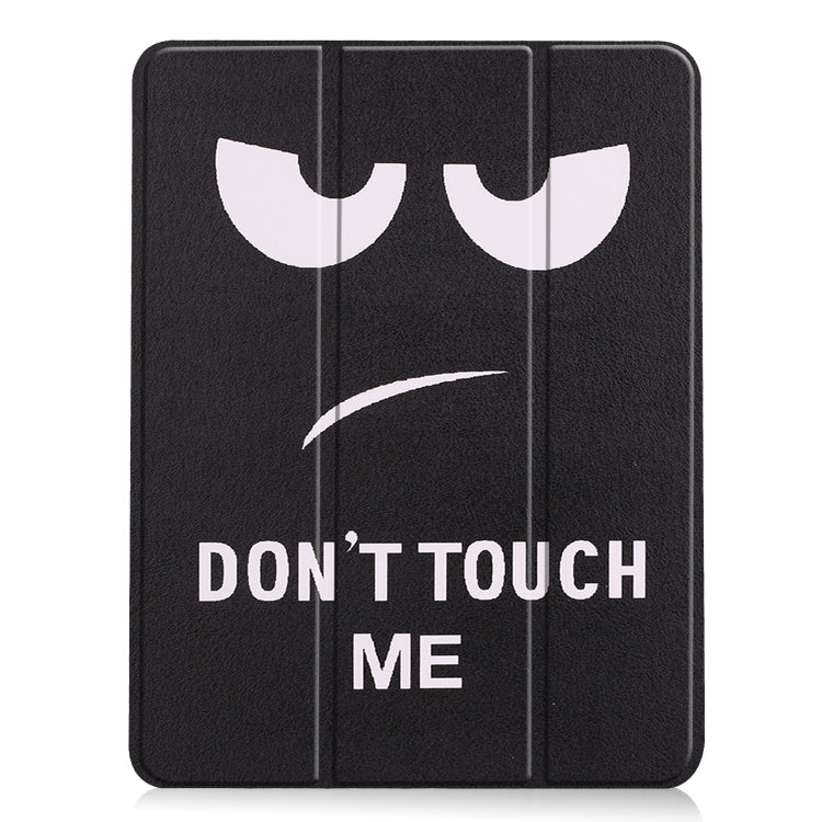 For iPad Air 11 2024 / 2025 Custer Painted 3-Fold Holder Smart Leather Tablet Case(Big Eye ME)