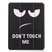 For iPad Air 11 2024 / 2025 Custer Painted 3-Fold Holder Smart Leather Tablet Case(Big Eye ME)