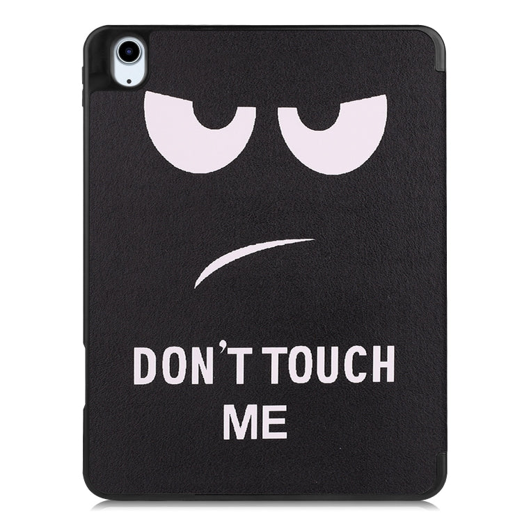 For iPad Air 11 2024 / 2025 Custer Painted 3-Fold Holder Smart Leather Tablet Case(Big Eye ME)