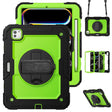 For iPad Pro 11 2024 Silicone Hybrid PC Tablet Protective Case(Yellow Green+Black) - free shipping - PMC TechLife - Order now!