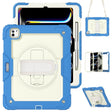 For iPad Pro 13 2024 Silicone + PC Tablet Protective Case(Cream+Navy Blue) - iPad Pro 13 2024 Cases by PMC TechLife | Online Shopping South Africa | PMC TechLife | Buy Now Pay Later Mobicred