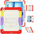 For iPad Air 13 2024 Silicone + PC Tablet Protective Case(Rainbow Red) - iPad Air 13 2024 Cases by PMC TechLife | Online Shopping South Africa | PMC TechLife | Buy Now Pay Later Mobicred