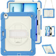 For iPad Air 13 2024 Silicone + PC Tablet Protective Case(Cream+Navy Blue) - iPad Air 13 2024 Cases by PMC TechLife | Online Shopping South Africa | PMC TechLife | Buy Now Pay Later Mobicred