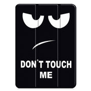 For iPad Pro 11 2024 Custer Painted 3-Fold Holder Smart Leather Tablet Case(Big Eye Me)