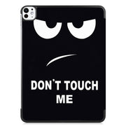 For iPad Pro 11 2024 Custer Painted 3-Fold Holder Smart Leather Tablet Case(Big Eye Me)