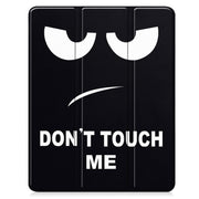 For iPad Pro 13 2024 Custer Painted 3-Fold Holder Smart Leather Tablet Case with Pen Tray(Big Eye ME)