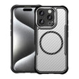 For iPhone 16 Pro Carbon Fiber Texture MagSafe Translucent Phone Case(Black) - iPhone 16 Pro Cases by PMC TechLife | Online Shopping South Africa | PMC TechLife | Buy Now Pay Later Mobicred