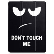 For iPad Pro 11 2024 Custer Painted 3-Fold Holder Smart Leather Tablet Case with Pen Tray(Big Eye ME)