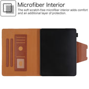 For iPad Pro 11 2024 Solid Color Metal Buckle Leather Smart Tablet Case(Brown)