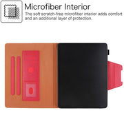 For iPad Pro 11 2024 Solid Color Metal Buckle Leather Smart Tablet Case(Red)