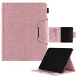 For iPad Pro 13 2024 Glitter Metal Buckle Leather Smart Tablet Case(Rose Gold) - iPad Pro 13 2024 Cases by PMC TechLife | Online Shopping South Africa | PMC TechLife | Buy Now Pay Later Mobicred