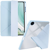 For Huawei MatePad Pro 11 2022 / 2024 Clear Acrylic Deformation Leather Tablet Case(Ice Blue)