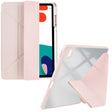 For Huawei MatePad 10.4 Clear Acrylic Deformation Leather Tablet Case(Pink) - Huawei by PMC TechLife | Online Shopping South Africa | PMC TechLife | Buy Now Pay Later Mobicred
