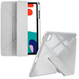 For Huawei MatePad 10.4 Clear Acrylic Deformation Leather Tablet Case(Grey) - Huawei by PMC TechLife | Online Shopping South Africa | PMC TechLife | Buy Now Pay Later Mobicred