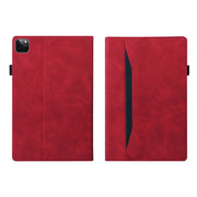 For iPad Pro 11 2024 Splicing Shockproof Leather Tablet Case(Red)
