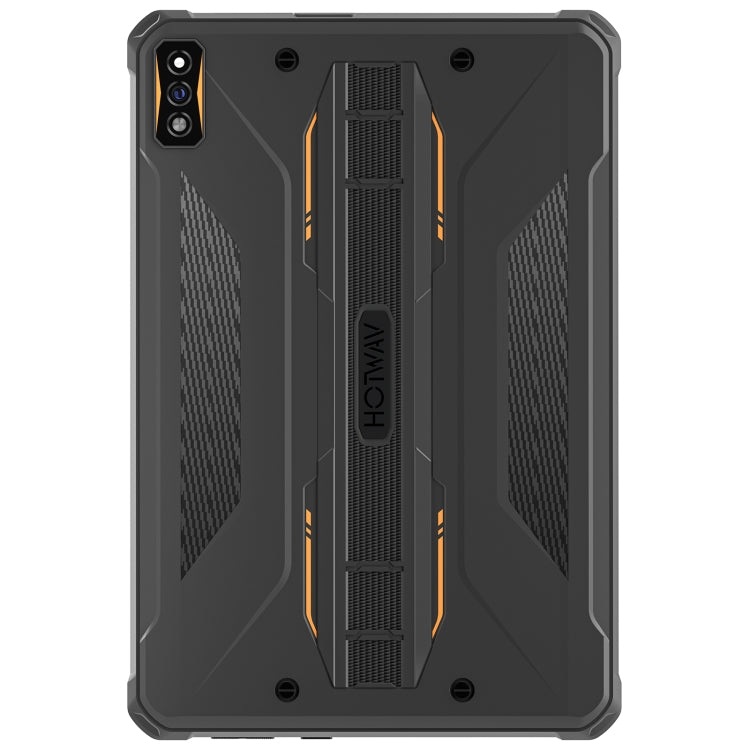 HOTWAV Tab R7 Rugged Tablet, 6GB+256GB, 10.1 inch Android 13 Unisoc Tiger T606 Octa Core 4G Network, Global Version with Google Play(Black Orange)