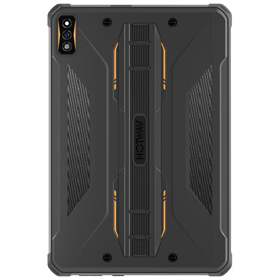 HOTWAV Tab R7 Rugged Tablet, 6GB+256GB, 10.1 inch Android 13 Unisoc Tiger T606 Octa Core 4G Network, Global Version with Google Play(Black Orange)