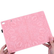 For iPad Pro 13 2024 Calf Texture Embossed Leather Tablet Case(Pink)