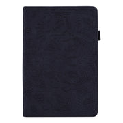 For iPad Pro 11 2024 Calf Texture Embossed Leather Tablet Case(Black)