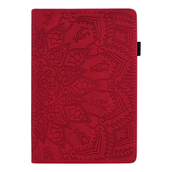 For iPad Pro 11 2024 Calf Texture Embossed Leather Tablet Case(Red)