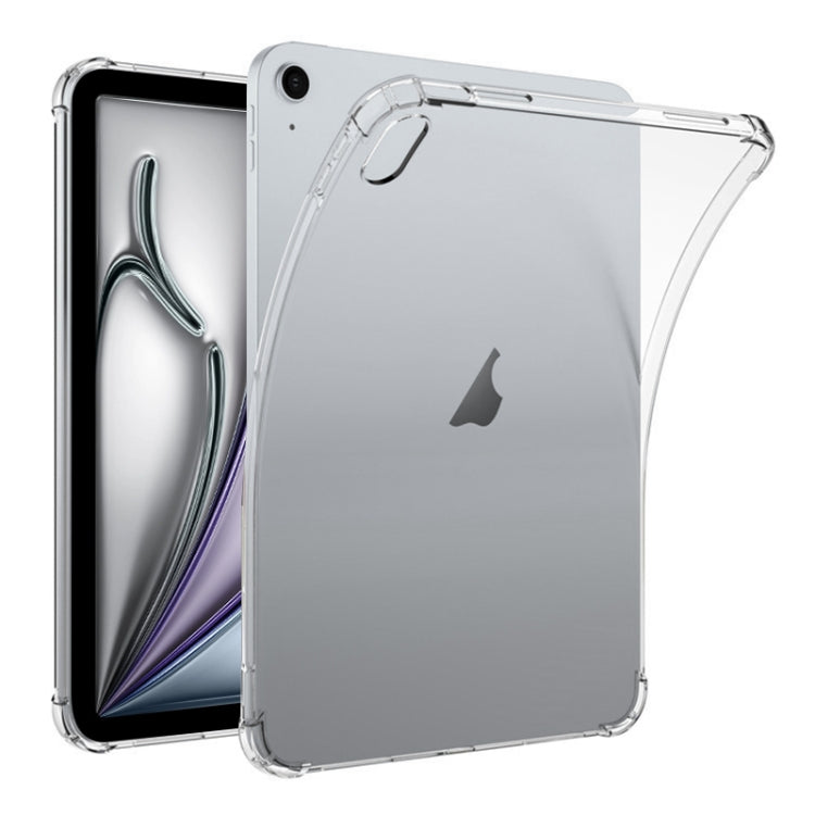 For iPad Air 11 2024 / 2025 Highly Transparent TPU Full Thicken Corners Shockproof Protective Case(Transparent)