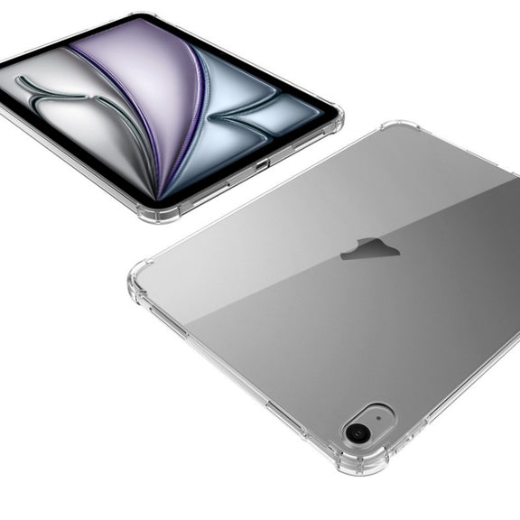 For iPad Air 11 2024 / 2025 Highly Transparent TPU Full Thicken Corners Shockproof Protective Case(Transparent)