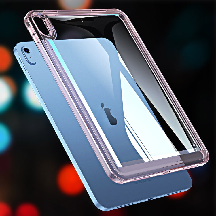 For iPad Air 11 2025 / 2024 Transparent Acrylic Tablet Case(Pink)