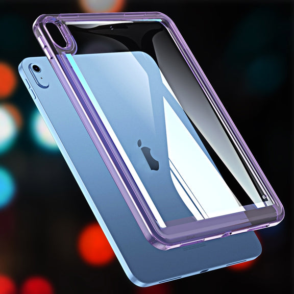 For iPad Air 11 2025 / 2024 Transparent Acrylic Tablet Case(Dark Purple)