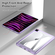 For iPad Air 11 2025 / 2024 Transparent Acrylic Tablet Case(Dark Purple)