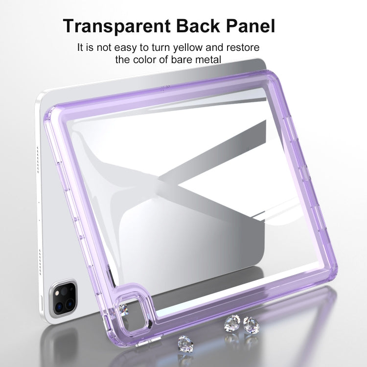 For iPad Air 11 2024 Transparent Acrylic Tablet Case(Transparent)