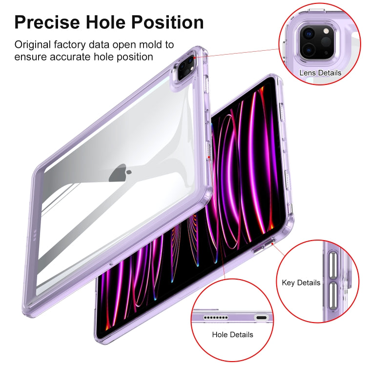 For iPad Air 11 2024 Transparent Acrylic Tablet Case(Transparent)