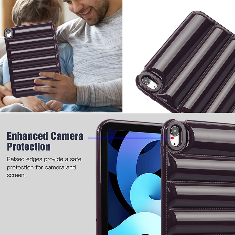 For iPad Air 11 2025 / 2024 Eiderdown Cushion Shockproof Tablet Case(Wine Red)