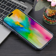 For iPhone 16 Pro 6D Plated Carbon Fiber Clear Magsafe PC Phone Case(Dream Blue)