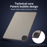 For iPad Air 11 2025 / 2024 Skin Feel 2 in 1 PC Hybrid TPU Tablet Case(Black)