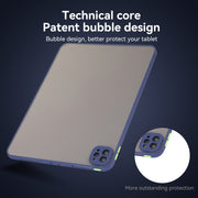 For iPad Air 13 2024 Skin Feel 2 in 1 PC Hybrid TPU Tablet Case(Blue)